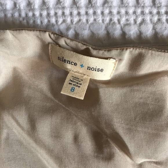 UO Silence + Noise Button-Front Gauzy Tan Jumpsuit - Picture 8 of 10